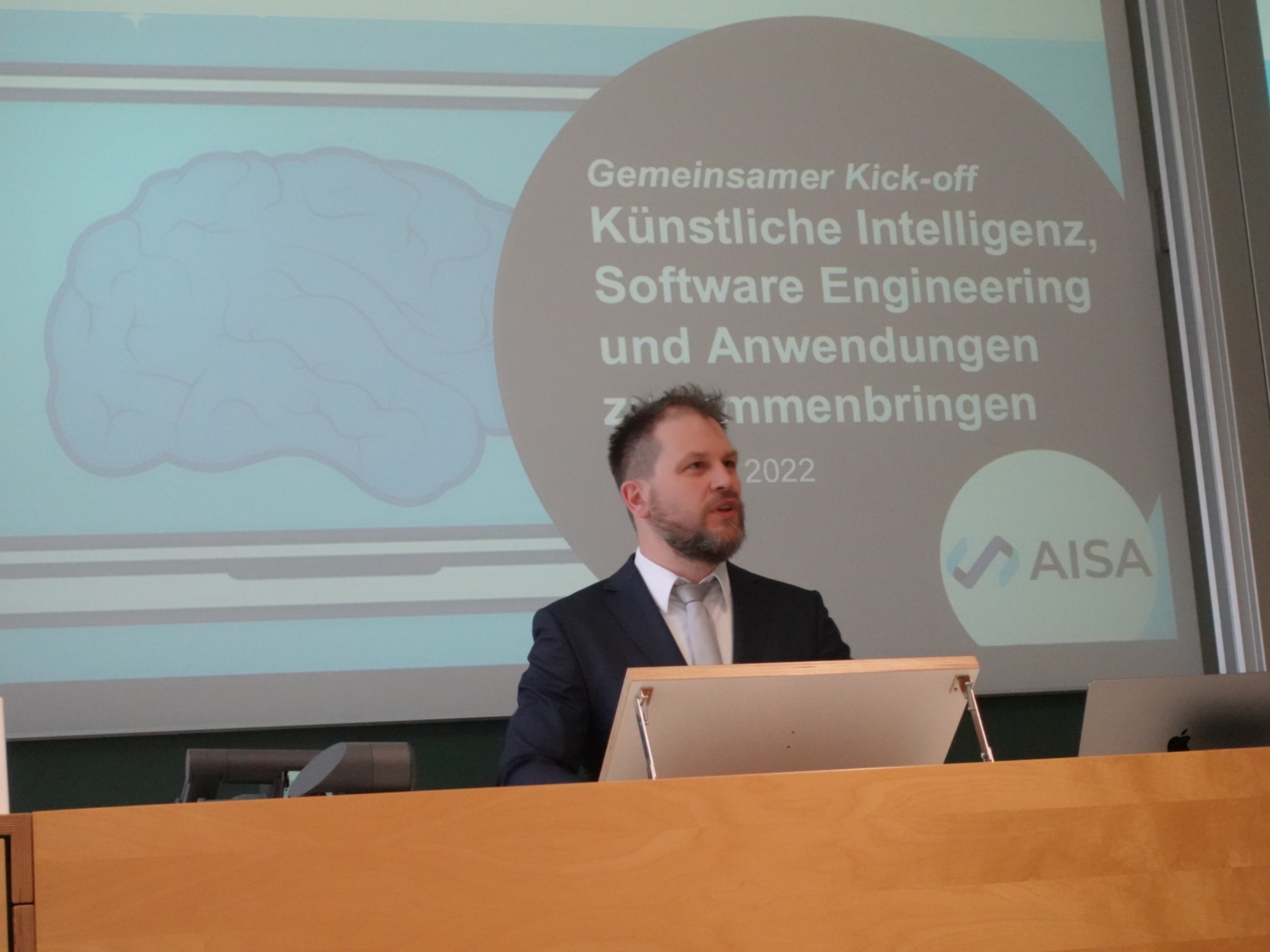 Prof. Stefan Wagner presents AISA