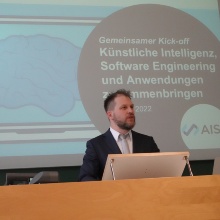 Prof. Stefan Wagner presents AISA