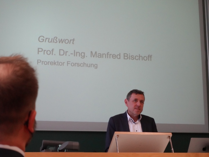 Pro-Rector for Research, Prof. Manfred Bischoff